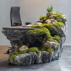 Moss Rock Executive Desk