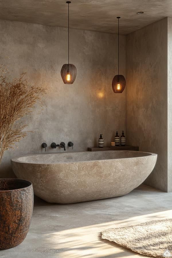 Natural Stone Freestanding Bathtub