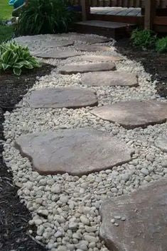 Rustic Stone Walkway