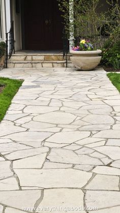 Natural Flagstone Walkway