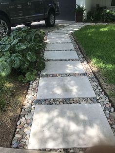 Modern Stone Pathway