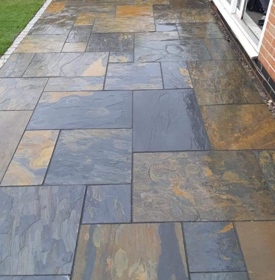 California Gold Outdoor Slate Flooring