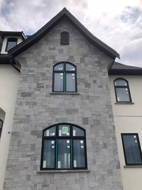 Kandla Grey Castle Exterior Stone Cladding (Random Size)