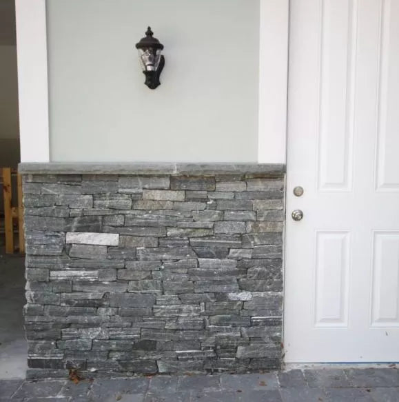 M Black Ledge Stone Cladding (Random Size)