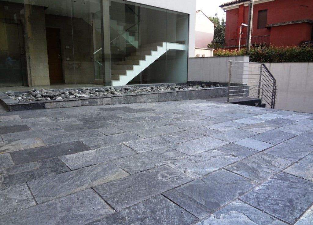 Metal Grey Natural Slate Flooring