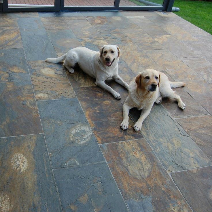 Rustic Slate Outdoor Flooring (Customized Size)