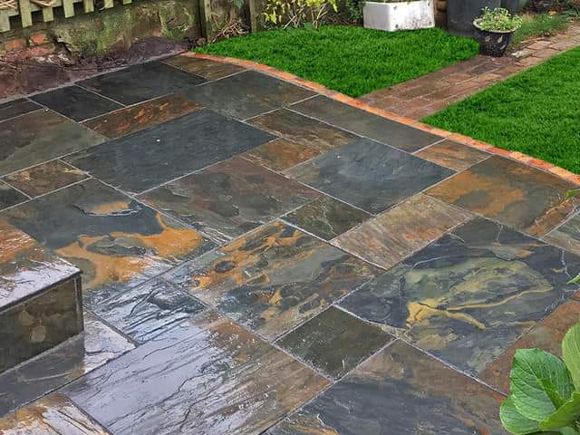 Slate Stone Garden Flooring (Random Size)