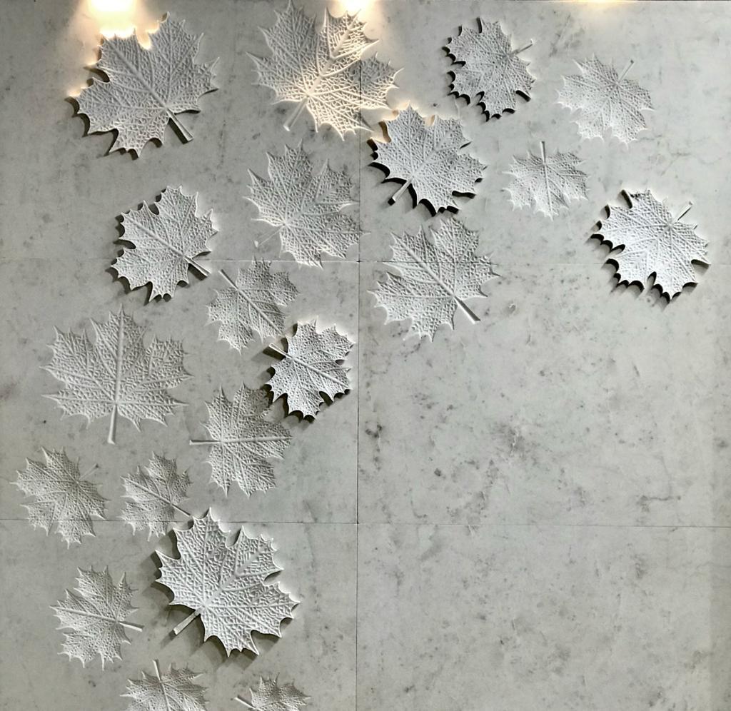 Falling Maple Leaf Wall Panel