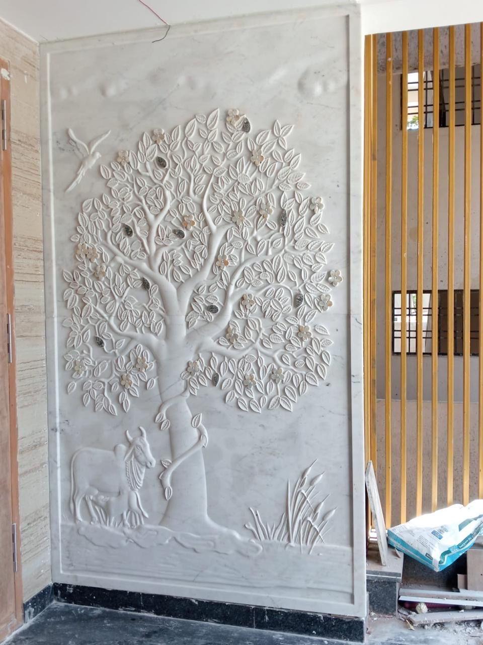 Tree of Life Marble Panel (₹1800/sq. ft)