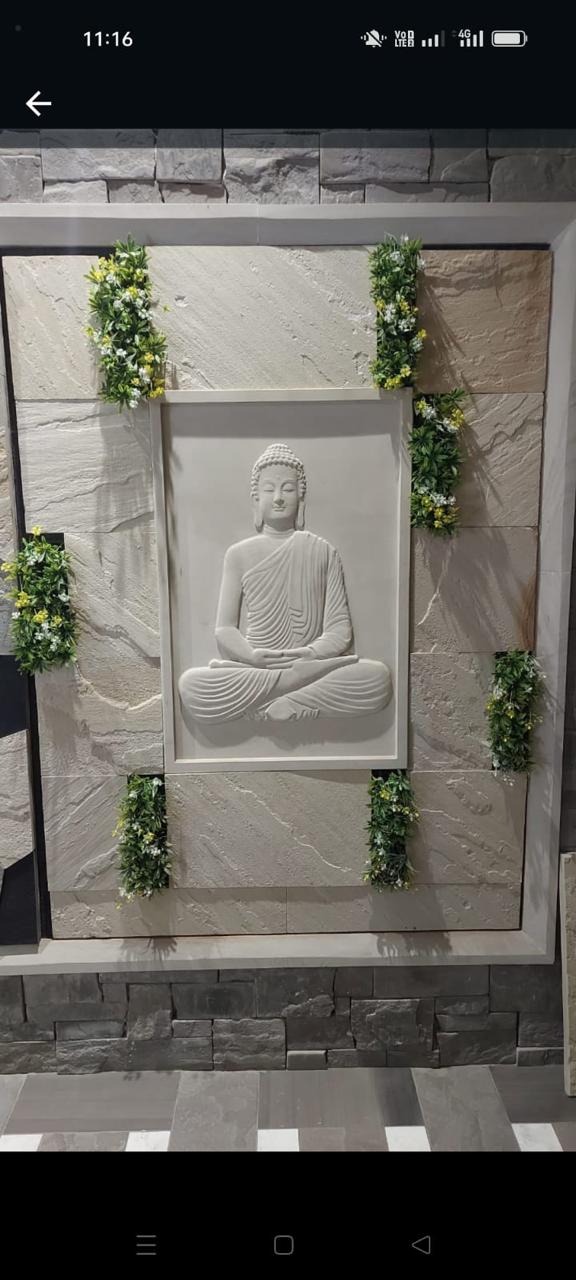 Serene Buddha Wall Panel