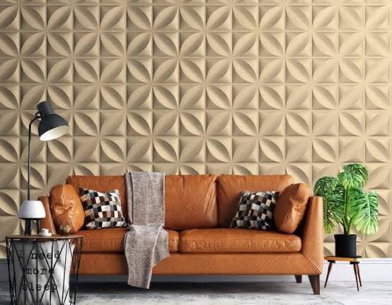 Geometric Prism 3D Wall Panel (₹1100/sq. ft)
