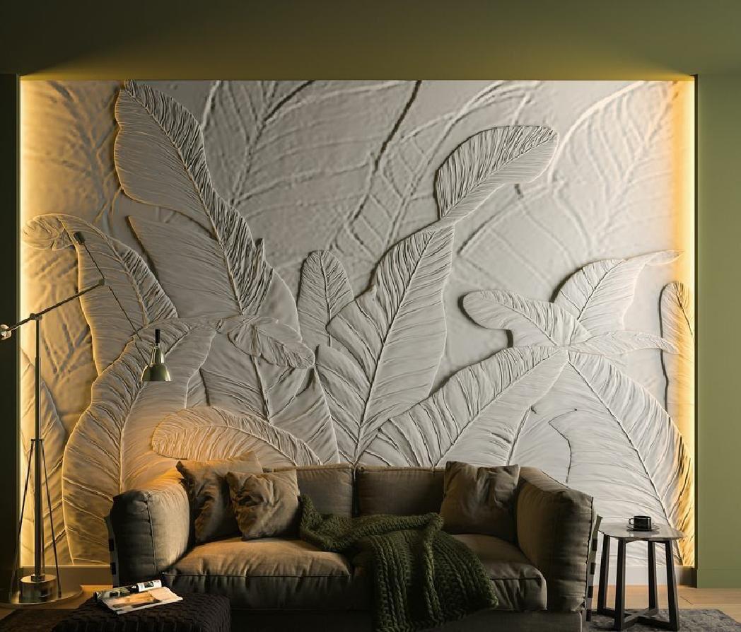 Tropical Luxe 3D Panel (₹1700/sq. ft)