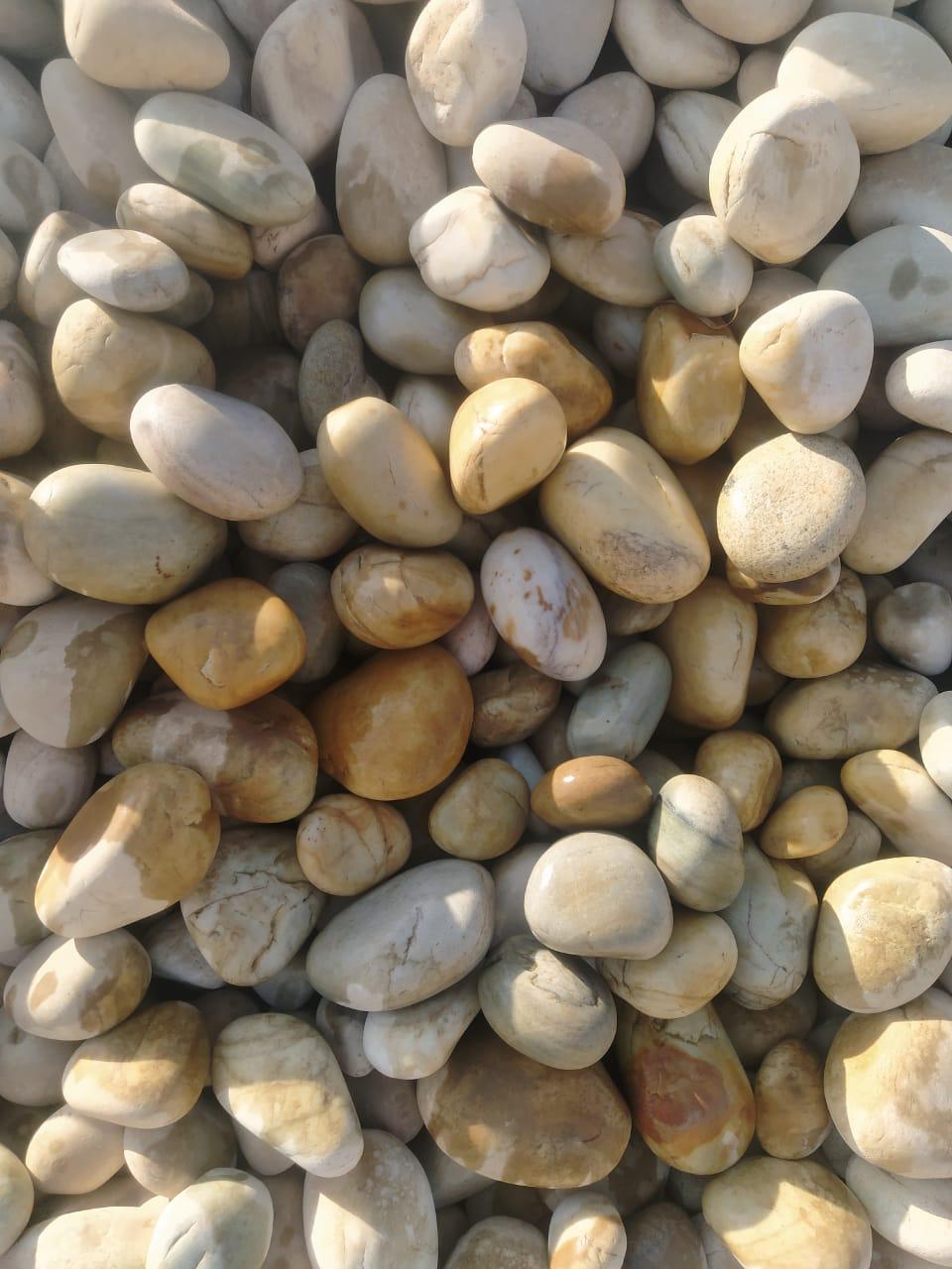 Golden River Pebbles (₹8000/ton)