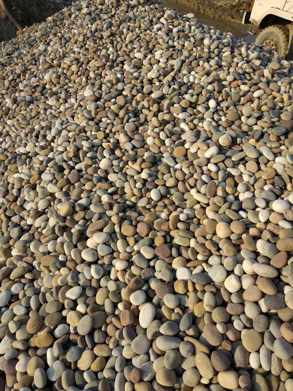 Multi-Colored River Pebbles