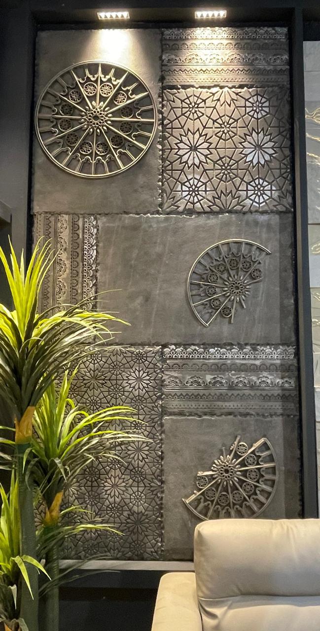 Gothic Elegance 3D Wall Panel (₹1300/sq. ft)