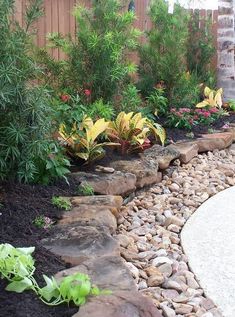 Rustic Rock Edging