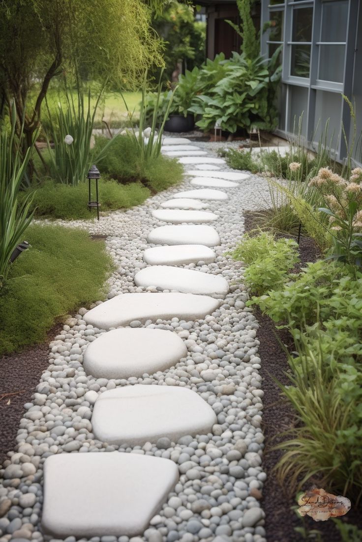 Zen Pebble Pathway Stones