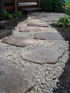 Rustic River Walkway