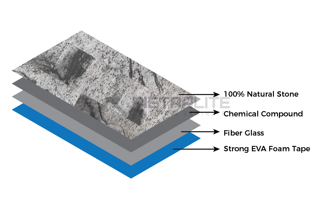 Silver metallic (2D) (Pack of 10) 30x60 cm